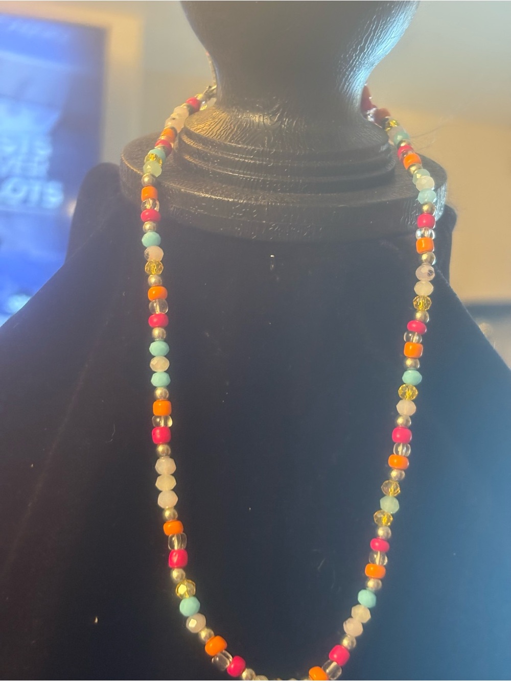 Multicolor Beaded Women's Necklace - Bright Mix